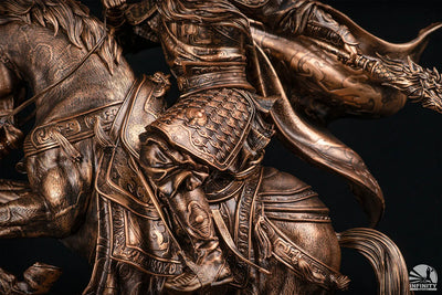 Three Kingdoms Generals Guan Yu Bronzed – Infinity Studio – ActionFigure Brasil — embalagem