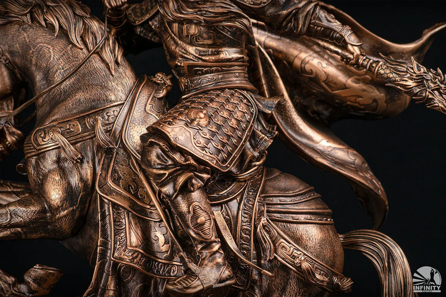 Three Kingdoms Generals Guan Yu Bronzed – Infinity Studio – ActionFigure Brasil