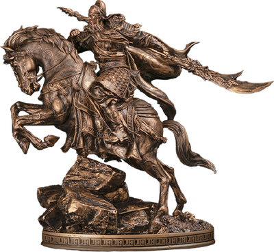 Three Kingdoms Generals Guan Yu Bronzed – Infinity Studio – ActionFigure Brasil — acessórios