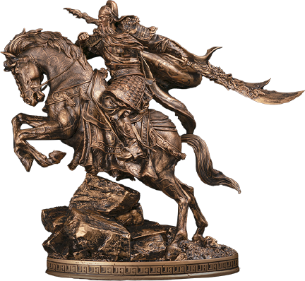 Three Kingdoms Generals Guan Yu Bronzed – Infinity Studio – ActionFigure Brasil