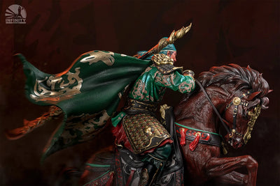 Three Kingdoms Generals Guan Yu – Infinity Studio – ActionFigure Brasil — com base expositora