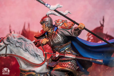 Three-Kingdoms Generals Zhao Yun Colored Edition – Infinity Studio – ActionFigure Brasil — close