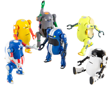 Tiny Mechatro - WeGo 4 - Set of 6 (Sentinel)ㅤ – Sentinel – ActionFigureBrasil