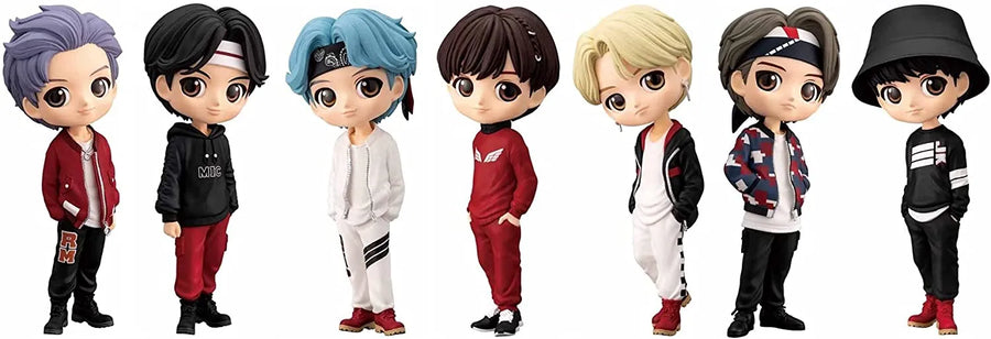 TinyTAN - BTS - Q posket - A Ver. - Set of 7 (Bandai Spirits)ㅤ – Bandai Spirits – ActionFigure Brasil