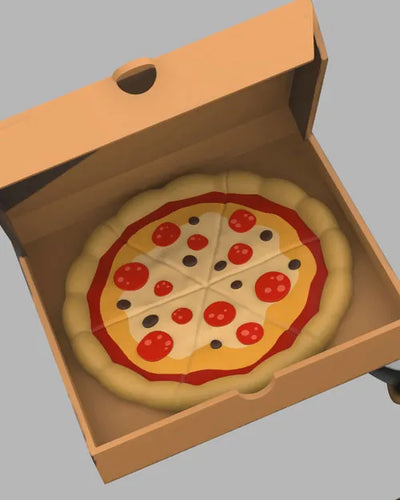 TMNT Teenage Mutant Ninja Turtles / Pizza Bomber by Ndikol Vinyl Art Statueㅤ – Mighty Jaxx – ActionFigureBrasil — embalagem