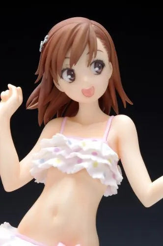 To Aru Kagaku no Railgun - Misaka Mikoto - Beach Queens - 1/10 - Swimsuit Ver. (Wave)ㅤ – Wave – ActionFigure Brasil