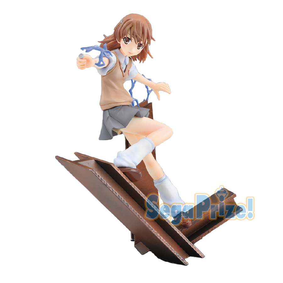 To Aru Kagaku no Railgun - Misaka Mikoto - LPM Figure (SEGA)ㅤ – Sega – ActionFigure Brasil