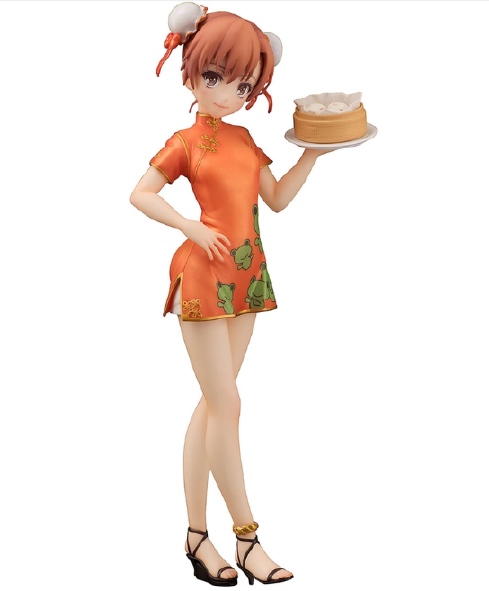 To Aru Kagaku no Railgun S - Misaka Mikoto - 1/8 - Chinese Dress styleㅤ – Aquamarine – ActionFigure Brasil