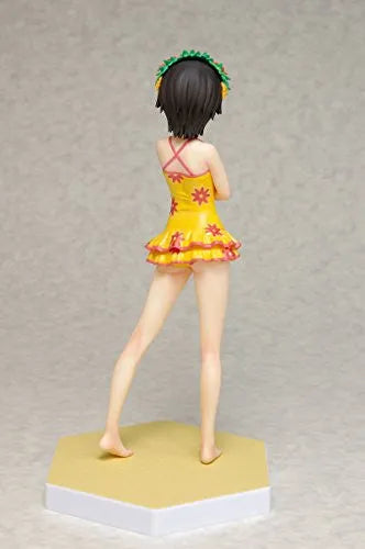 To Aru Kagaku no Railgun S - Uiharu Kazari - Beach Queens - 1/10 - Swimsuit ver. (Wave)ㅤ – Wave – ActionFigure Brasil — ângulo diferente