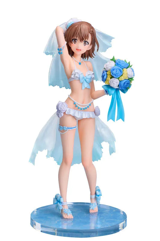 To Aru Kagaku no Railgun T - Misaka Mikoto - 1/7 - Wedding Swimsuit Ver. (A Dimension)ㅤ – A Dimension – ActionFigure Brasil