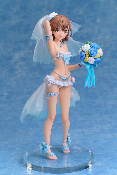 To Aru Kagaku no Railgun T - Misaka Mikoto - 1/7 - Wedding Swimsuit Ver. (A Dimension)ㅤ – A Dimension – ActionFigure Brasil — iluminação de estúdio