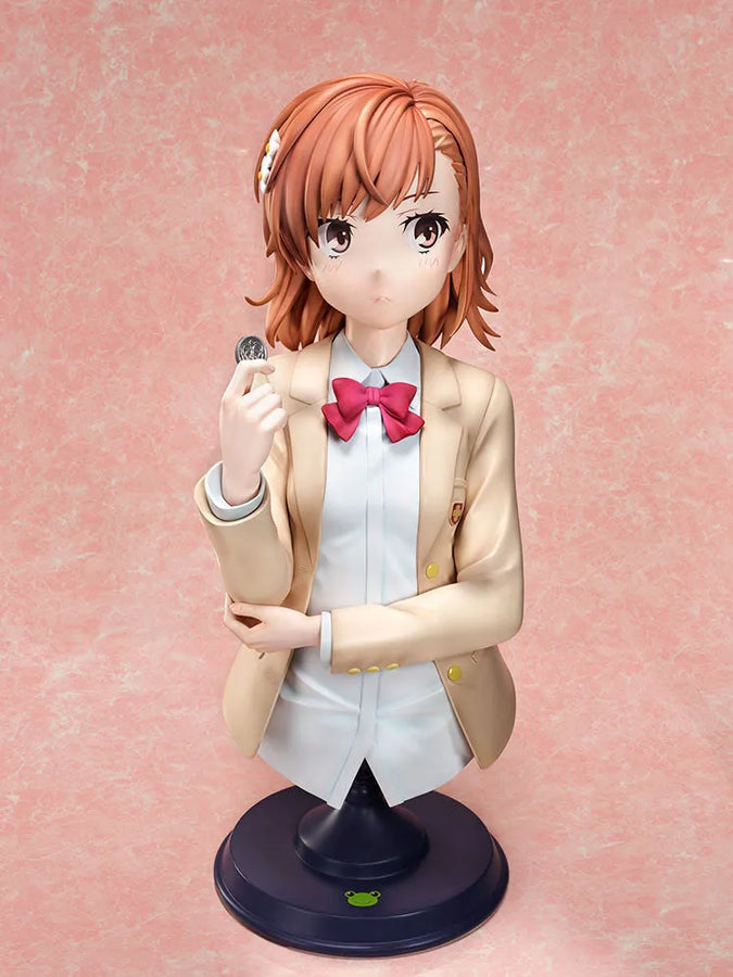 To Aru Kagaku no Railgun T - Misaka Mikoto - Bust - F:Nex - 1/1 (FuRyu) [Shop Exclusive]ㅤ – FuRyu – ActionFigure Brasil