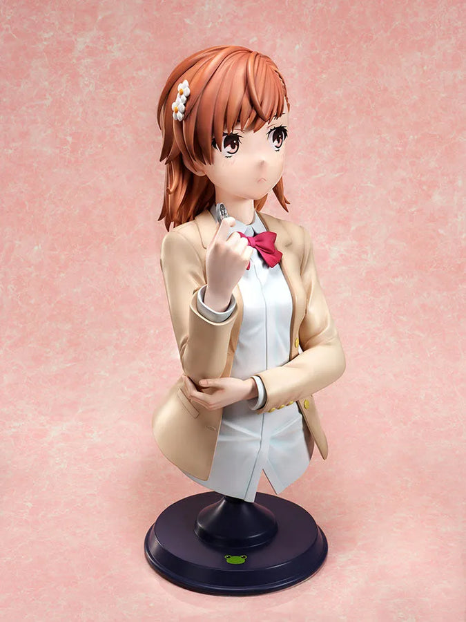 To Aru Kagaku no Railgun T - Misaka Mikoto - Bust - F:Nex - 1/1 (FuRyu) [Shop Exclusive]ㅤ – FuRyu – ActionFigure Brasil