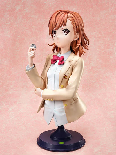 To Aru Kagaku no Railgun T - Misaka Mikoto - Bust - F:Nex - 1/1 (FuRyu) [Shop Exclusive]ㅤ – FuRyu – ActionFigure Brasil — iluminação de estúdio