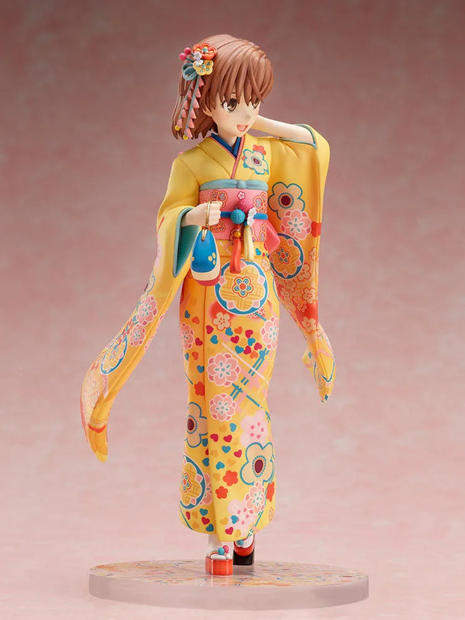 To Aru Kagaku no Railgun T - Misaka Mikoto - F:Nex - 1/7 - Furisode - Bonus Face Plate (FuRyu) [Shop Exclusive]ㅤ – FuRyu – ActionFigure Brasil