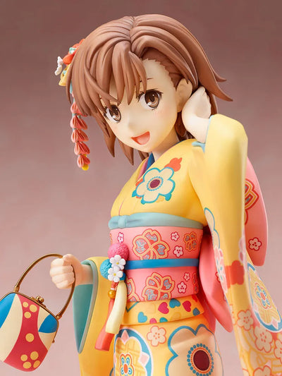 To Aru Kagaku no Railgun T - Misaka Mikoto - F:Nex - 1/7 - Furisode (FuRyu)ㅤ – FuRyu – ActionFigureBrasil — com base expositora