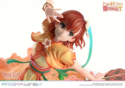 To Aru Kagaku no Railgun T - Misaka Mikoto - Prisma Wing (PWRGNT-01P) - 1/7 - Hanfu Ver. (Prime 1 Studio)ㅤ – Prime 1 Studio – ActionFigure Brasil — close