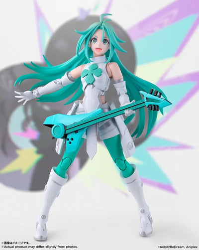 To Be Hero X - Lucky Cyan - S.H.Figuarts (Bandai Spirits)ㅤ – Bandai Spirits – ActionFigureBrasil — com base expositora