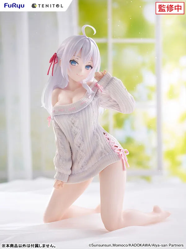 Tokidoki Bosotto Russia-go de Dereru Tonari no Alya-san - Alisa Mikhailovna Kujou - Big Noodle Stopper Figure - Noodle Stopper Figure - Tenitol - Knit Ver. (FuRyu)ㅤ – FuRyu – ActionFigureBrasil
