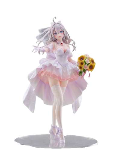 Tokidoki Bosotto Russia-go de Dereru Tonari no Alya-san - Alisa Mikhailovna Kujou - KDcolle - 1/7 - Wedding Dress ver. (Kadokawa) [Shop Exclusive]ㅤ – Kadokawa – ActionFigure Brasil