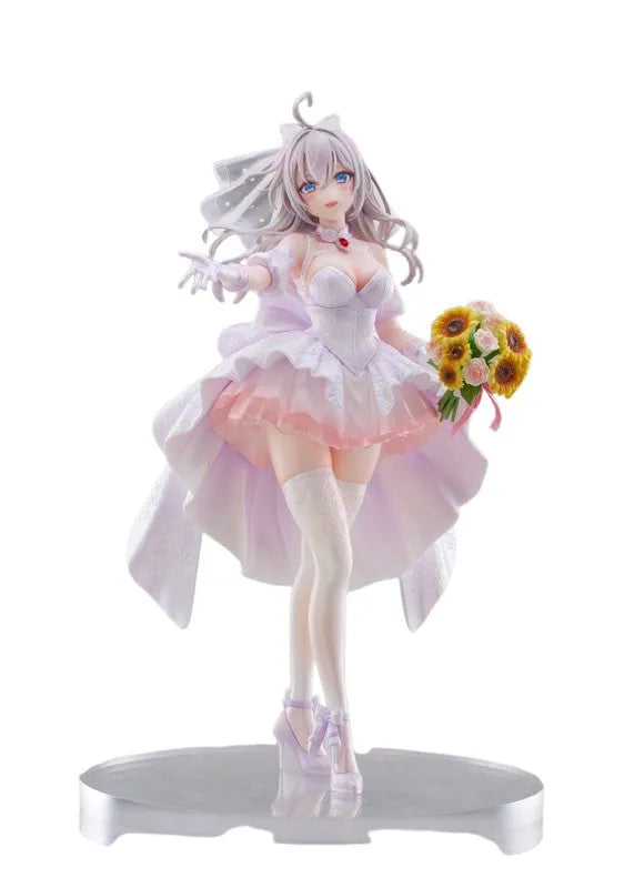 Tokidoki Bosotto Russia-go de Dereru Tonari no Alya-san - Alisa Mikhailovna Kujou - KDcolle - 1/7 - Wedding Dress ver. (Kadokawa) [Shop Exclusive]ㅤ – Kadokawa – ActionFigure Brasil