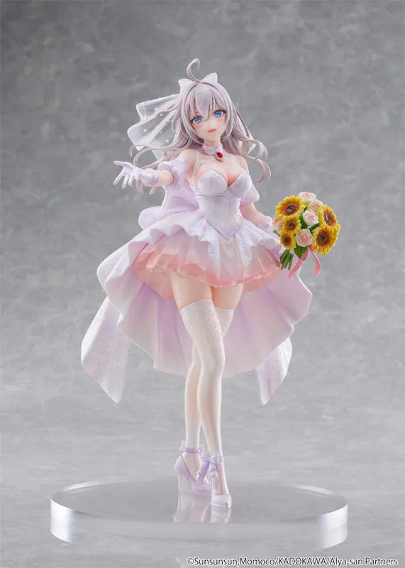 Tokidoki Bosotto Russia-go de Dereru Tonari no Alya-san - Alisa Mikhailovna Kujou - KDcolle - 1/7 - Wedding Dress ver. (Kadokawa) [Shop Exclusive]ㅤ – Kadokawa – ActionFigure Brasil