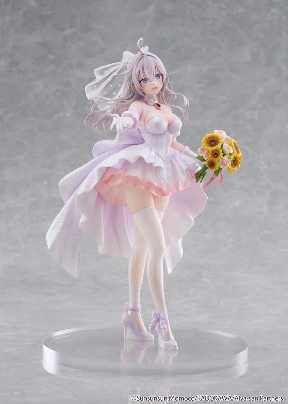 Tokidoki Bosotto Russia-go de Dereru Tonari no Alya-san - Alisa Mikhailovna Kujou - KDcolle - 1/7 - Wedding Dress ver. (Kadokawa) [Shop Exclusive]ㅤ – Kadokawa – ActionFigure Brasil