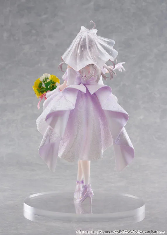 Tokidoki Bosotto Russia-go de Dereru Tonari no Alya-san - Alisa Mikhailovna Kujou - KDcolle - 1/7 - Wedding Dress ver. (Kadokawa) [Shop Exclusive]ㅤ – Kadokawa – ActionFigure Brasil