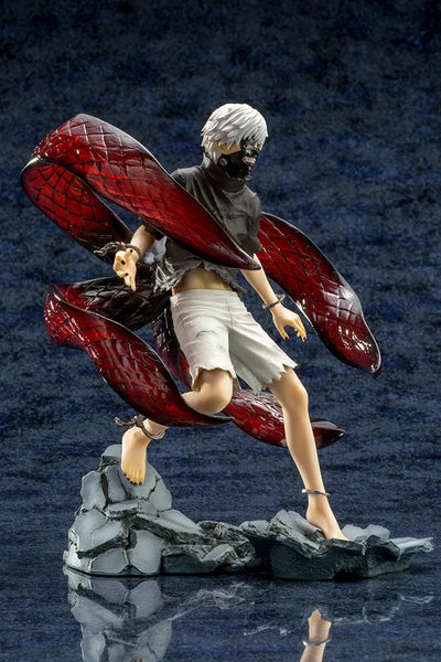Tokyo Ghoul - Kaneki Ken - ARTFX J - 1/8 - Awakened ver., Repaint ver. - 2024 Re-release (Kotobukiya)ㅤ – Kotobukiya – ActionFigureBrasil — com base expositora