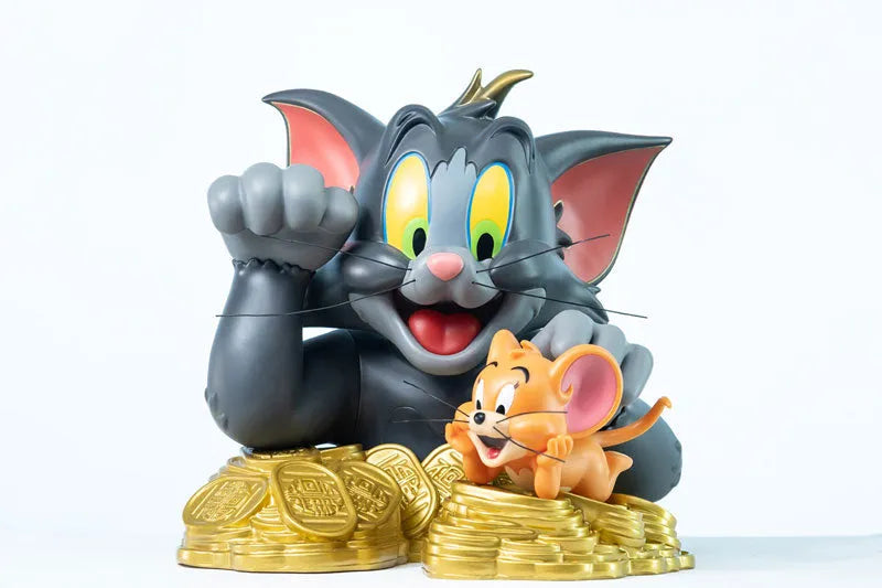 Tom and Jerry - Bust: Tom and Jerry Maneki Neko (Lights Off Color)ㅤ – Soap Studio – ActionFigureBrasil