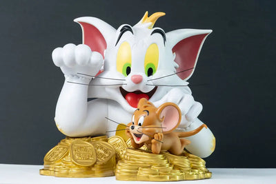 Tom and Jerry - Bust: Tom and Jerry Maneki Neko (Traditional Color)ㅤ – Soap Studio – ActionFigureBrasil