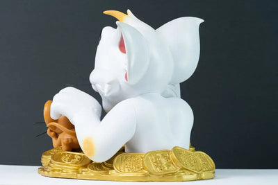 Tom and Jerry - Bust: Tom and Jerry Maneki Neko (Traditional Color)ㅤ – Soap Studio – ActionFigureBrasil — ângulo diferente