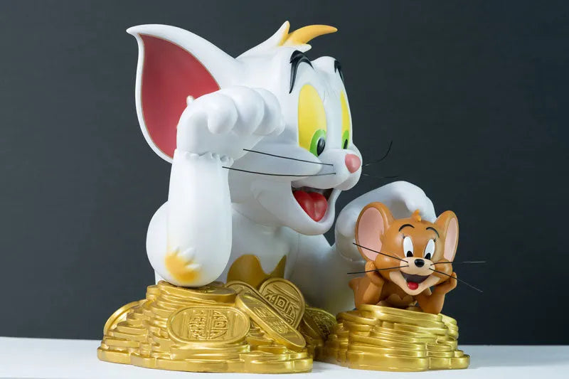 Tom and Jerry - Bust: Tom and Jerry Maneki Neko (Traditional Color)ㅤ – Soap Studio – ActionFigureBrasil