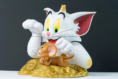 Tom and Jerry - Bust: Tom and Jerry Maneki Neko (Traditional Color)ㅤ – Soap Studio – ActionFigureBrasil — close
