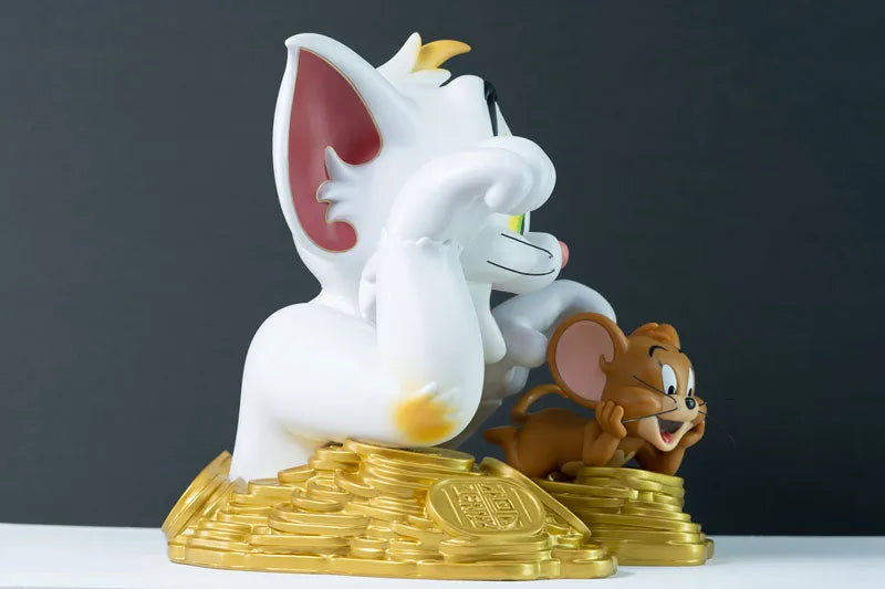 Tom and Jerry - Bust: Tom and Jerry Maneki Neko (Traditional Color)ㅤ – Soap Studio – ActionFigureBrasil