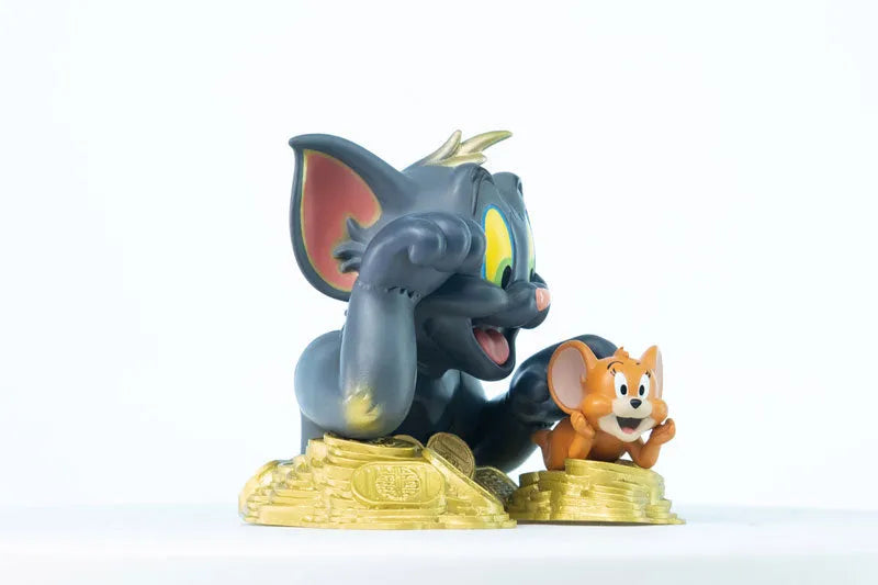 Tom and Jerry - Mini Bust: Tom and Jerry Maneki Neko (Lights Off Color)ㅤ – Soap Studio – ActionFigureBrasil