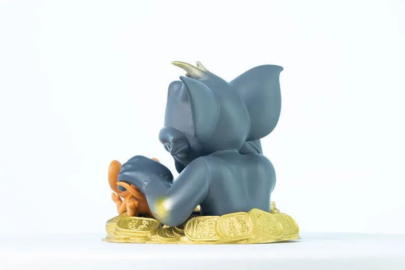 Tom and Jerry - Mini Bust: Tom and Jerry Maneki Neko (Lights Off Color)ㅤ – Soap Studio – ActionFigureBrasil
