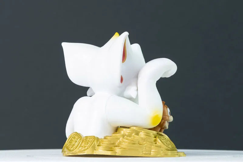Tom and Jerry - Mini Bust: Tom and Jerry Maneki Neko (Traditional Color)ㅤ – Soap Studio – ActionFigureBrasil