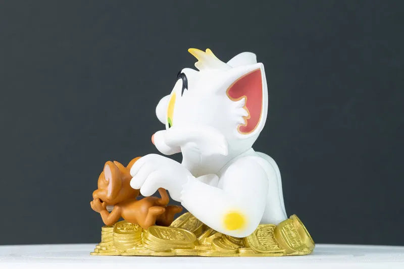 Tom and Jerry - Mini Bust: Tom and Jerry Maneki Neko (Traditional Color)ㅤ – Soap Studio – ActionFigureBrasil