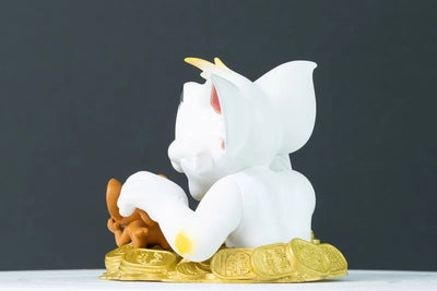 Tom and Jerry - Mini Bust: Tom and Jerry Maneki Neko (Traditional Color)ㅤ – Soap Studio – ActionFigureBrasil — ambientada