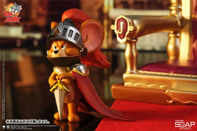 "Tom and Jerry" Statue Jerry and Tuffy (Royal Coat)ㅤ – Soap Studio – ActionFigureBrasil — detalhe do produto
