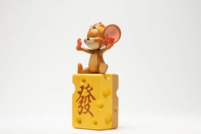 Tom and Jerry - Statue: Jerry (Good Fortune)ㅤ – Soap Studio – ActionFigureBrasil — com base expositora