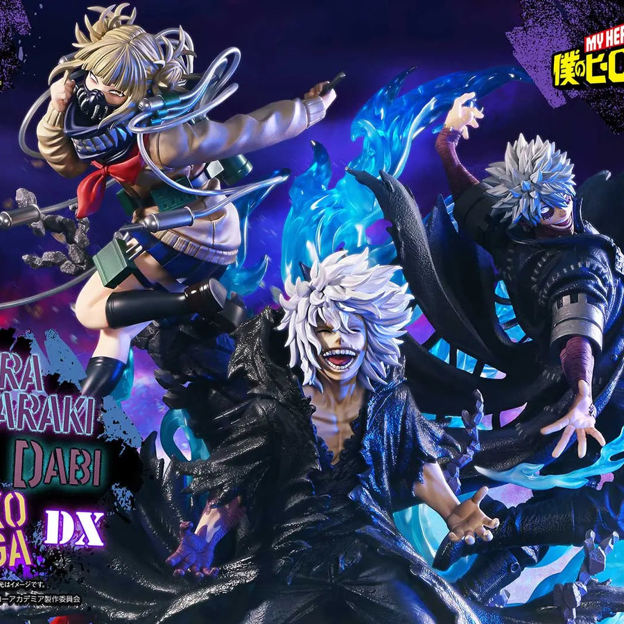 Tomura Shigaraki,Dabi,Himiko Toga (Deluxe Bonus Version) My Hero Academia – Prime1Studio – ActionFigure Brasil