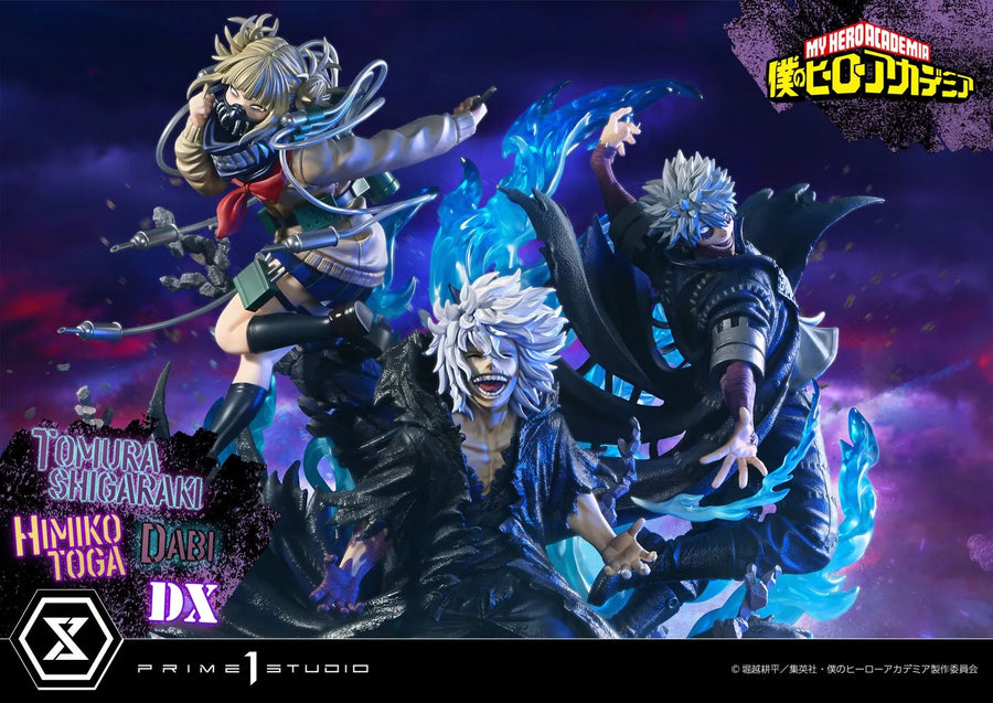 Tomura Shigaraki,Dabi,Himiko Toga (Deluxe Bonus Version) My Hero Academia – Prime1Studio – ActionFigure Brasil