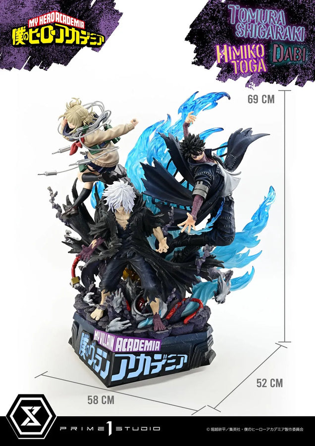 Tomura Shigaraki,Dabi,Himiko Toga (Deluxe Bonus Version) My Hero Academia – Prime1Studio – ActionFigure Brasil