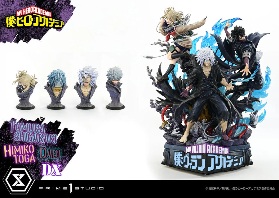 Tomura Shigaraki,Dabi,Himiko Toga (Deluxe Bonus Version) My Hero Academia – Prime1Studio – ActionFigure Brasil
