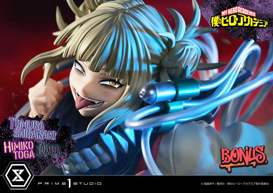 Tomura Shigaraki,Dabi,Himiko Toga (Deluxe Bonus Version) My Hero Academia – Prime1Studio – ActionFigure Brasil