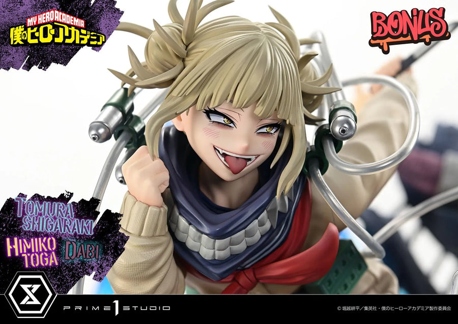 Tomura Shigaraki,Dabi,Himiko Toga (Deluxe Bonus Version) My Hero Academia – Prime1Studio – ActionFigure Brasil