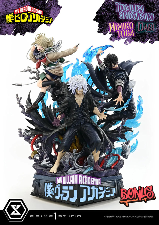 Tomura Shigaraki,Dabi,Himiko Toga (Deluxe Bonus Version) My Hero Academia – Prime1Studio – ActionFigure Brasil