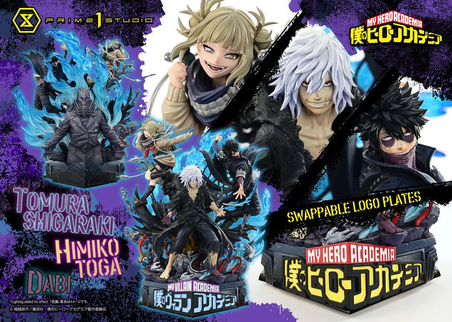 Tomura Shigaraki,Dabi,Himiko Toga (Regular Version) My Hero Academia – Prime1Studio – ActionFigure Brasil